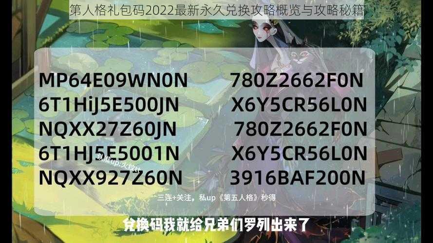 第人格礼包码2022最新永久兑换攻略概览与攻略秘籍