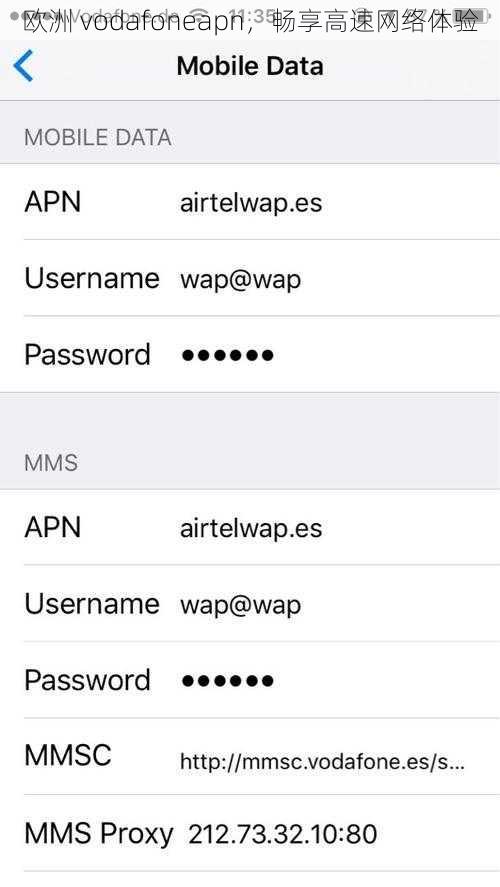 欧洲 vodafoneapn，畅享高速网络体验