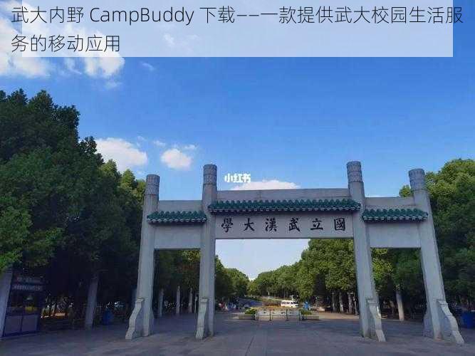 武大内野 CampBuddy 下载——一款提供武大校园生活服务的移动应用