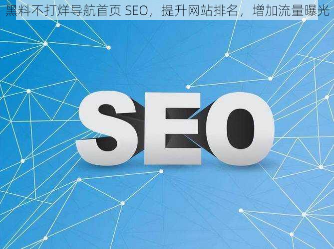 黑料不打烊导航首页 SEO，提升网站排名，增加流量曝光