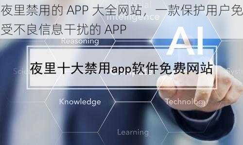 夜里禁用的 APP 大全网站，一款保护用户免受不良信息干扰的 APP