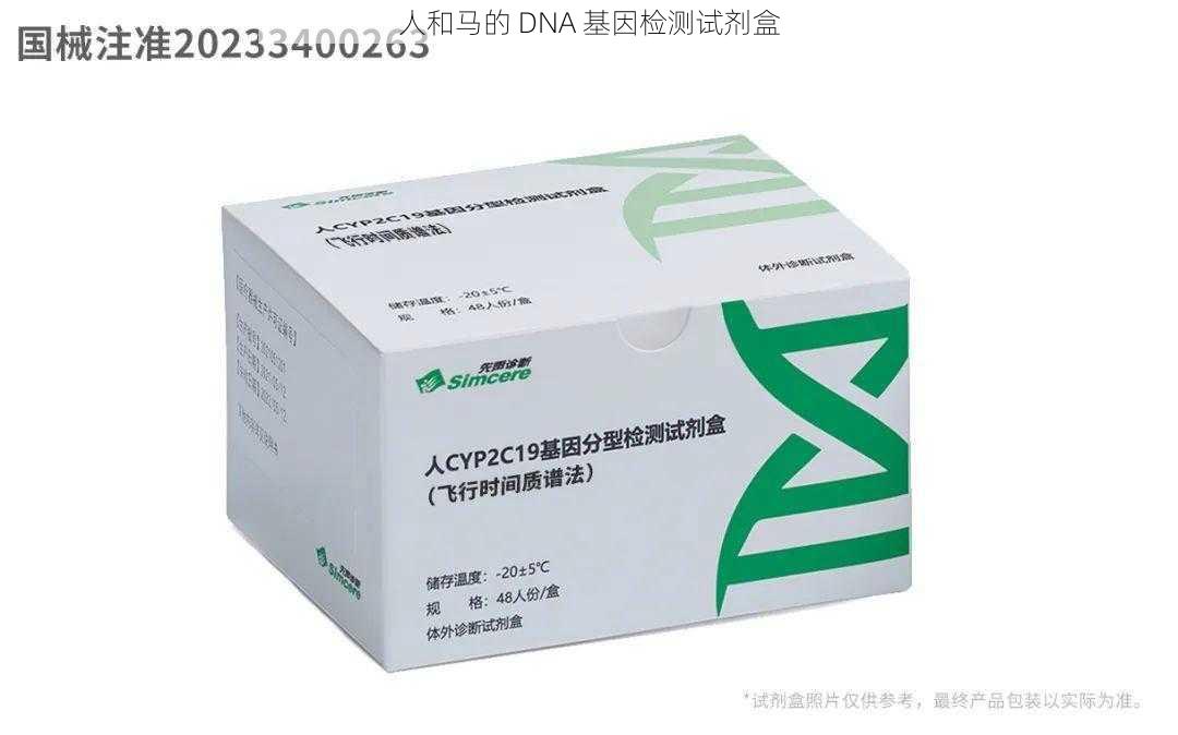 人和马的 DNA 基因检测试剂盒