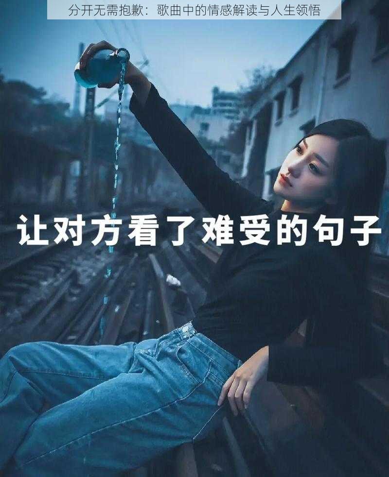 分开无需抱歉：歌曲中的情感解读与人生领悟