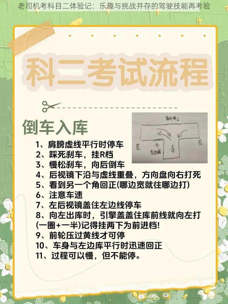 老司机考科目二体验记：乐趣与挑战并存的驾驶技能再考验