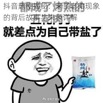 抖音热梗揭秘：来了老弟现象的背后故事与来源详解