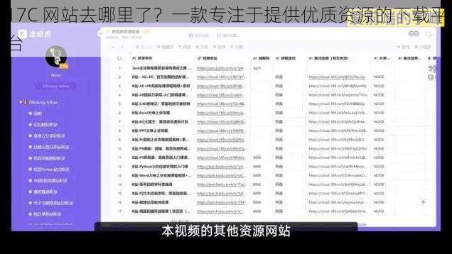 17C 网站去哪里了？一款专注于提供优质资源的下载平台