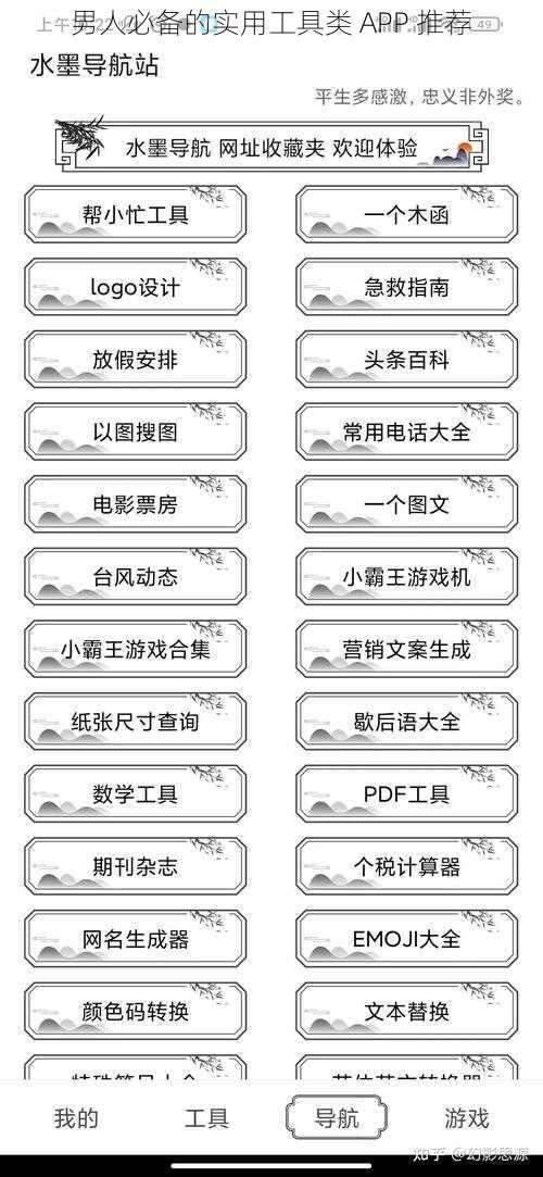 男人必备的实用工具类 APP 推荐