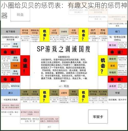 小圈给贝贝的惩罚表：有趣又实用的惩罚神器