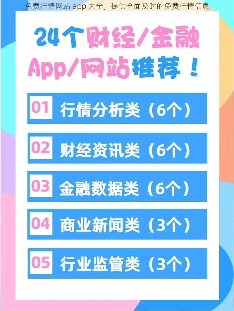 免费行情网站 app 大全，提供全面及时的免费行情信息