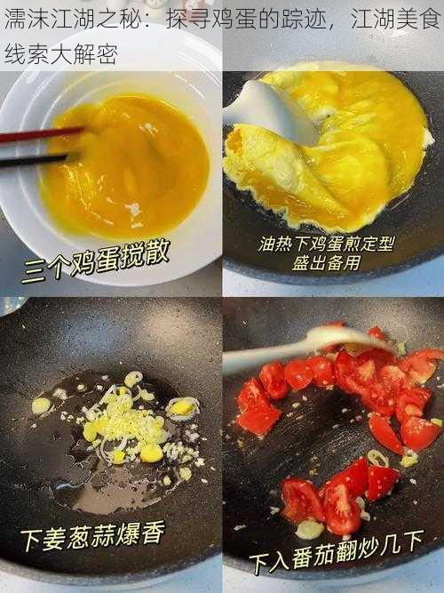 濡沫江湖之秘：探寻鸡蛋的踪迹，江湖美食线索大解密