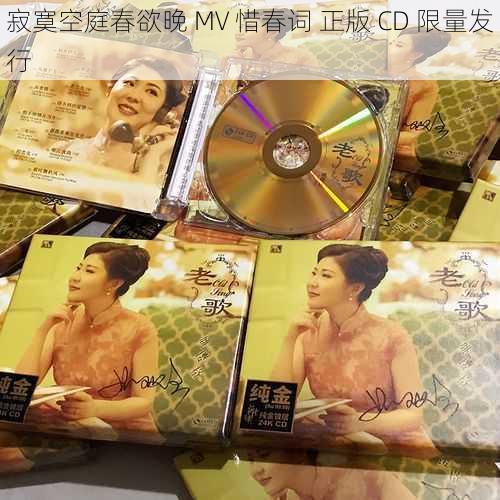 寂寞空庭春欲晚 MV 惜春词 正版 CD 限量发行