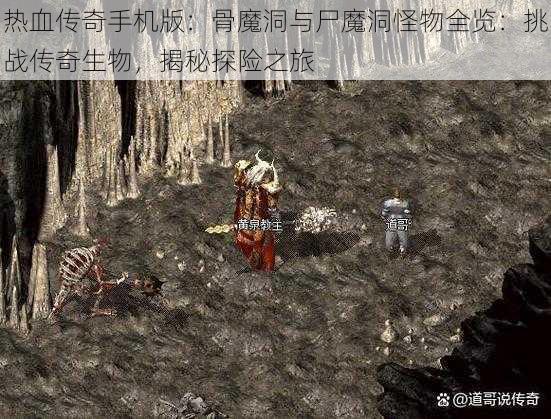 热血传奇手机版：骨魔洞与尸魔洞怪物全览：挑战传奇生物，揭秘探险之旅