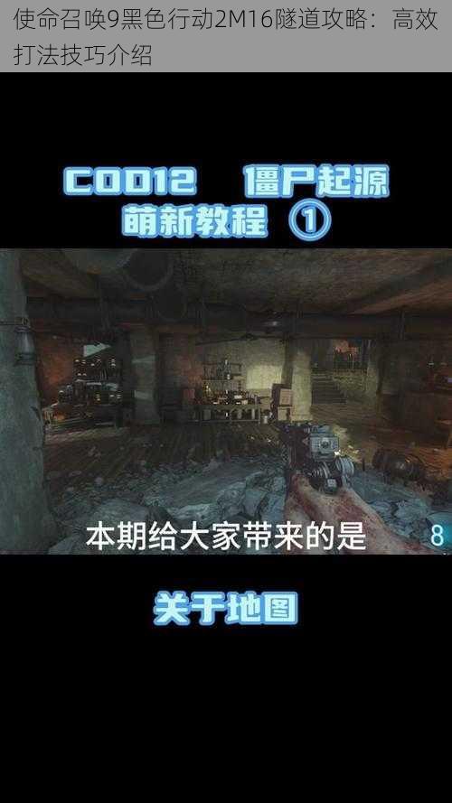 使命召唤9黑色行动2M16隧道攻略：高效打法技巧介绍