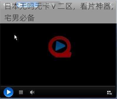 日本无吗无卡 v 二区，看片神器，宅男必备