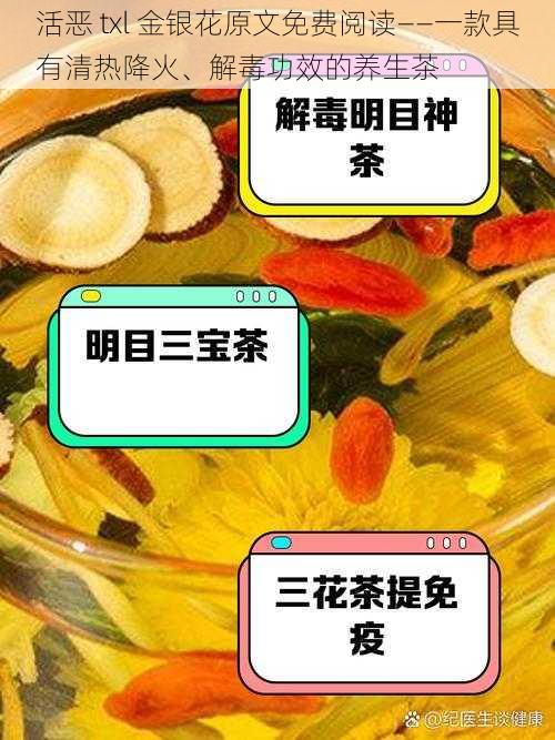 活恶 txl 金银花原文免费阅读——一款具有清热降火、解毒功效的养生茶