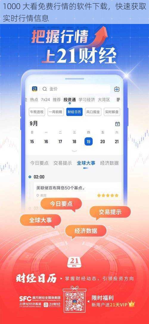 1000 大看免费行情的软件下载，快速获取实时行情信息