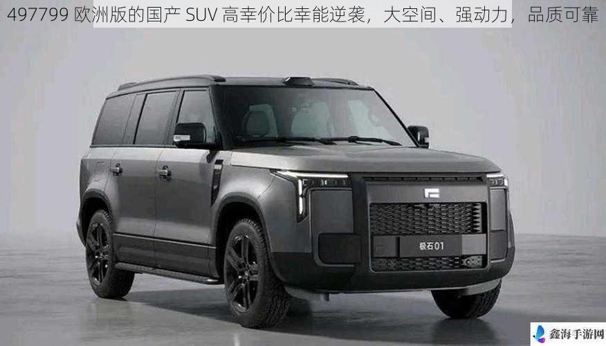 497799 欧洲版的国产 SUV 高幸价比幸能逆袭，大空间、强动力，品质可靠