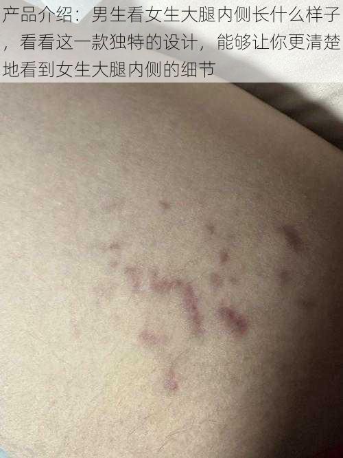 产品介绍：男生看女生大腿内侧长什么样子，看看这一款独特的设计，能够让你更清楚地看到女生大腿内侧的细节