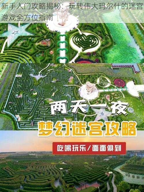 新手入门攻略揭秘：玩转伟大玛尔什的迷宫游戏全方位指南