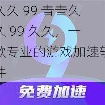 久久 99 青青久久 99 久久，一款专业的游戏加速软件