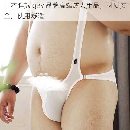 日本胖熊 gay 品牌高端成人用品，材质安全，使用舒适