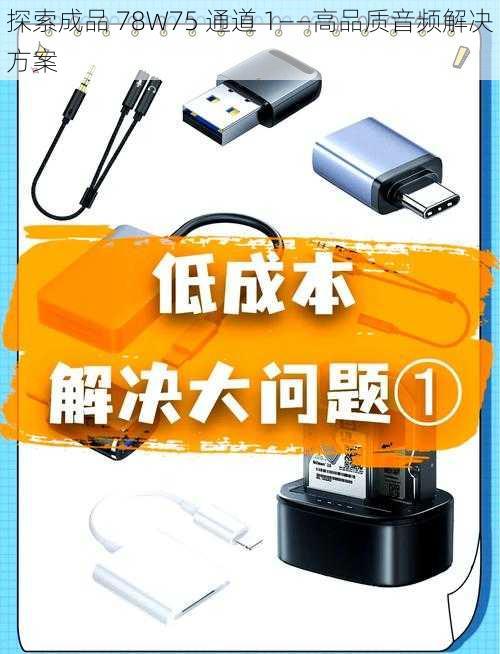 探索成品 78W75 通道 1——高品质音频解决方案