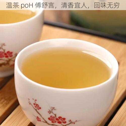 温茶 poH 傅舒言，清香宜人，回味无穷