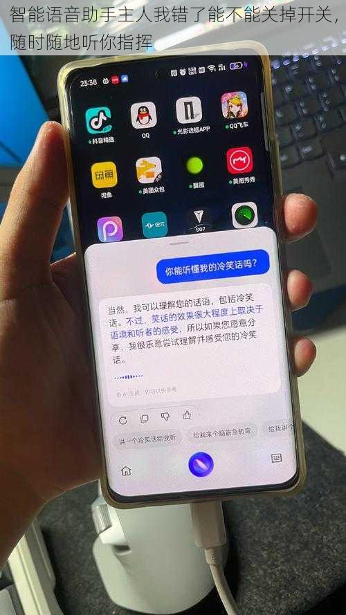 智能语音助手主人我错了能不能关掉开关，随时随地听你指挥