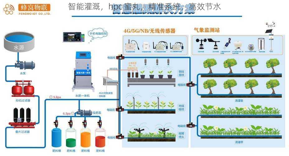 智能灌溉，hpc 蜜丸，精准系统，高效节水