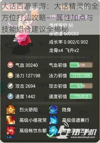 大话西游手游：大话精灵的全方位打造攻略——属性加点与技能组合建议全揭秘