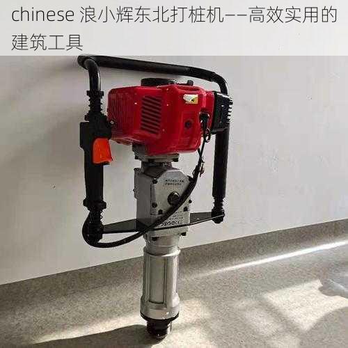 chinese 浪小辉东北打桩机——高效实用的建筑工具