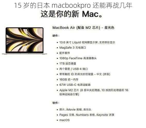 15 岁的日本 macbookpro 还能再战几年