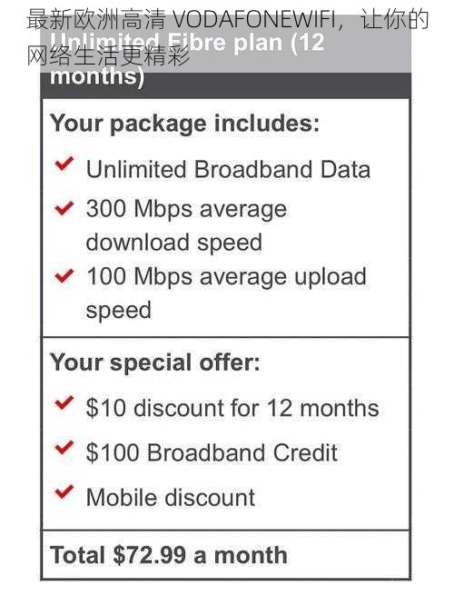 最新欧洲高清 VODAFONEWIFI，让你的网络生活更精彩